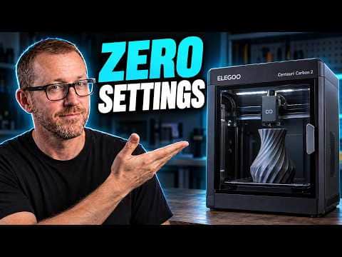 I Didn't Touch a Single Setting | Elegoo Centauri Carbon 2 Unboxing and First Prints