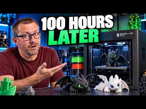 Bambu Lab P1S After 100 Hours: What Broke & What's Worth It