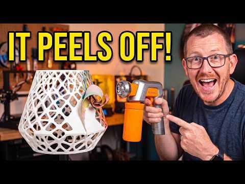 How to Finish & Paint 3D Prints (This Paint PEELS Right Off!)