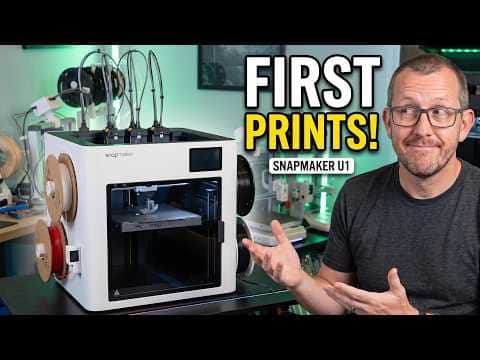Snapmaker U1 Setup + First Prints (Honest First Look)