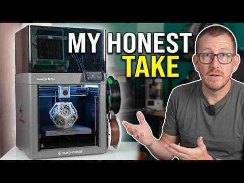 Flashforge Creator 5 Pro After 1 Week: The Real Deal?