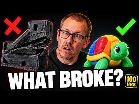 Snapmaker U1 After 100 Hours: What Actually Broke (and What Didn't)