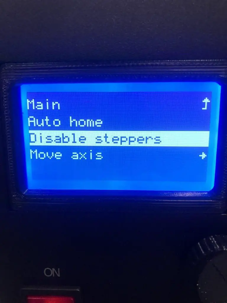 Disable Steppers