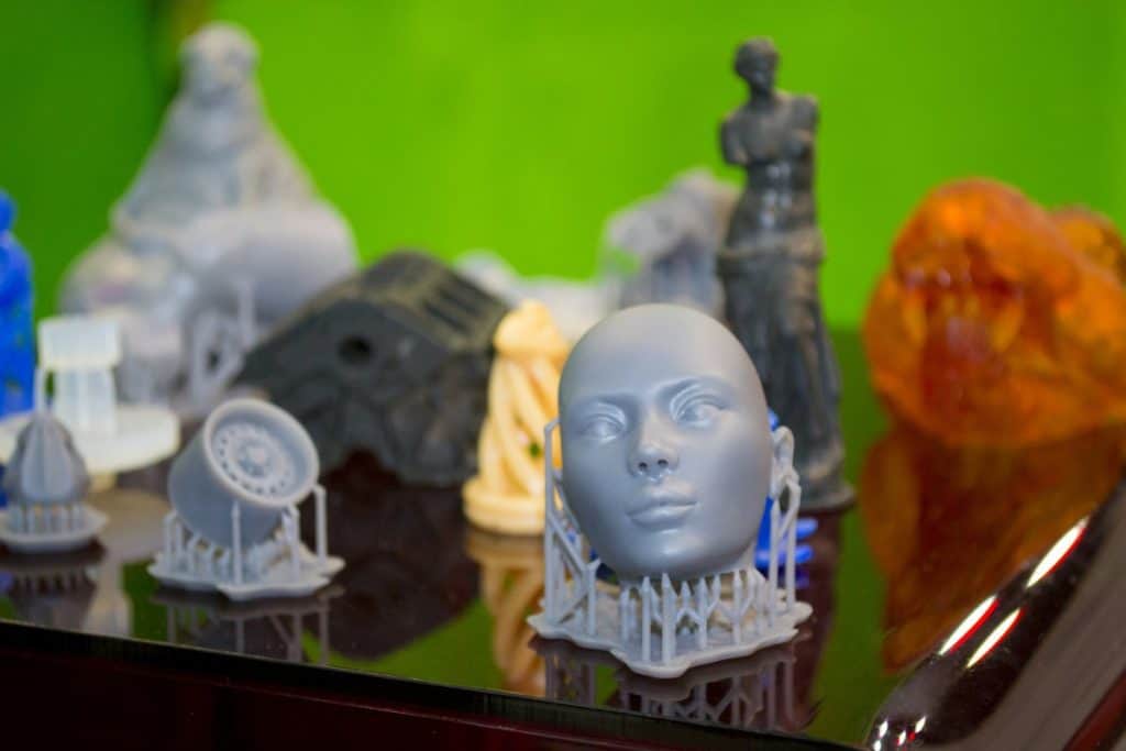 Resin printed objects