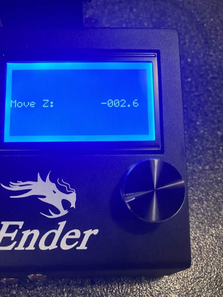 Ender 3 Move Z Final Value