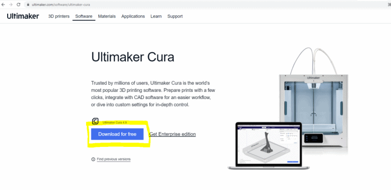 instal the new version for windows Cura 3D
