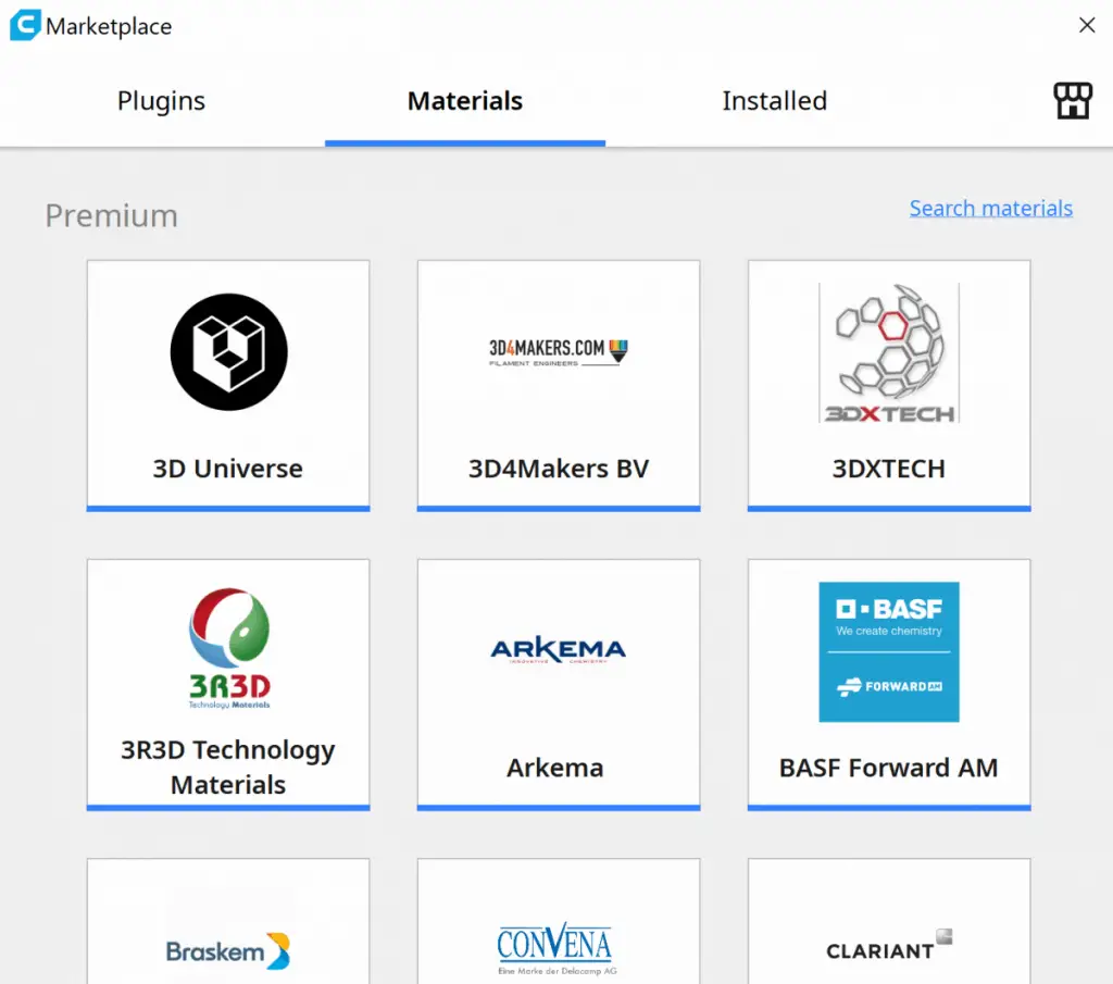 Cura Plugin Marketplace