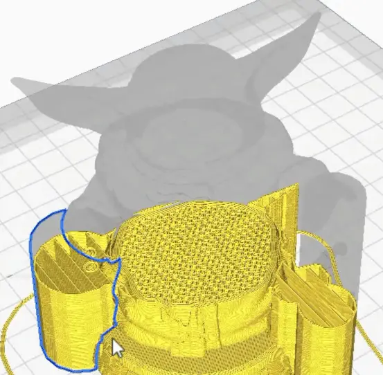 baby yoda custom supports