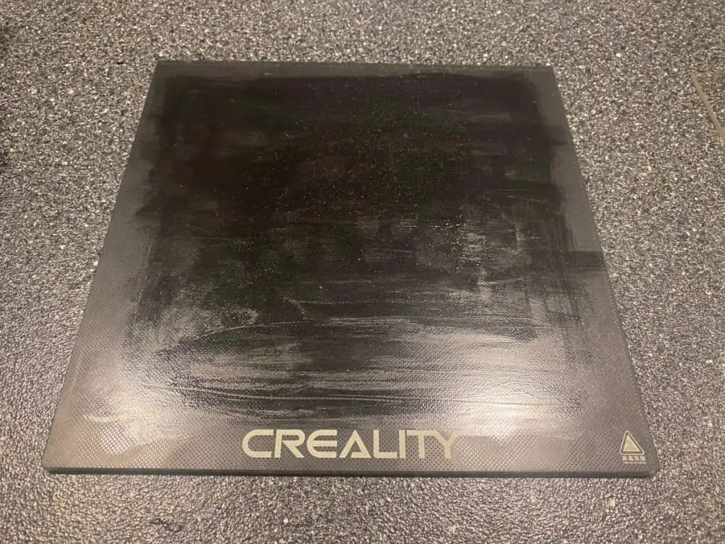 Creality glass build plate