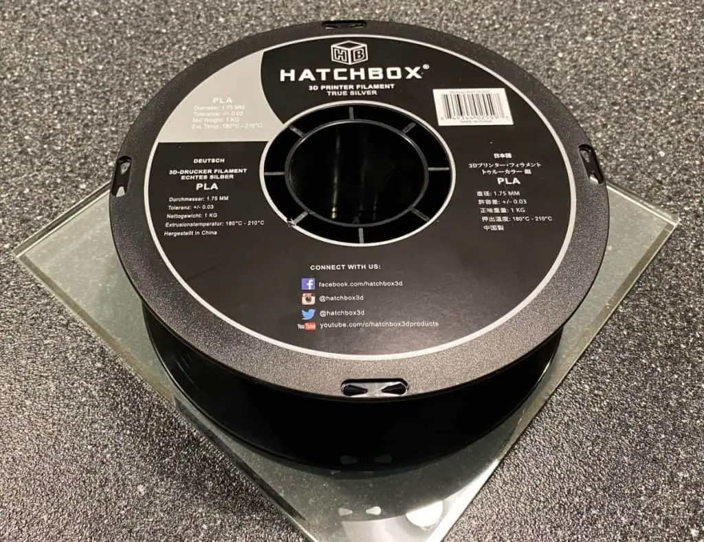 HATCHBOX PLA Filament 3d Printscape