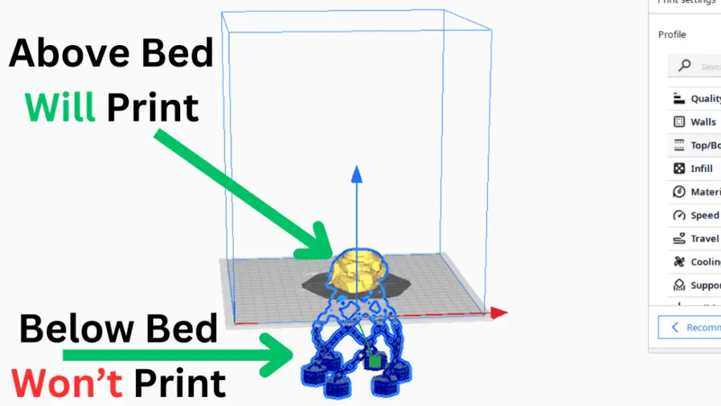 Split Parts By Placing Under the Bed